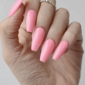 mano color base coat esmalte permanente rosado cremoso pink mask