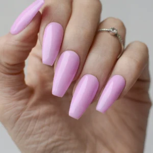 mano color base coat esmalte permanente rosado cremoso pink mask