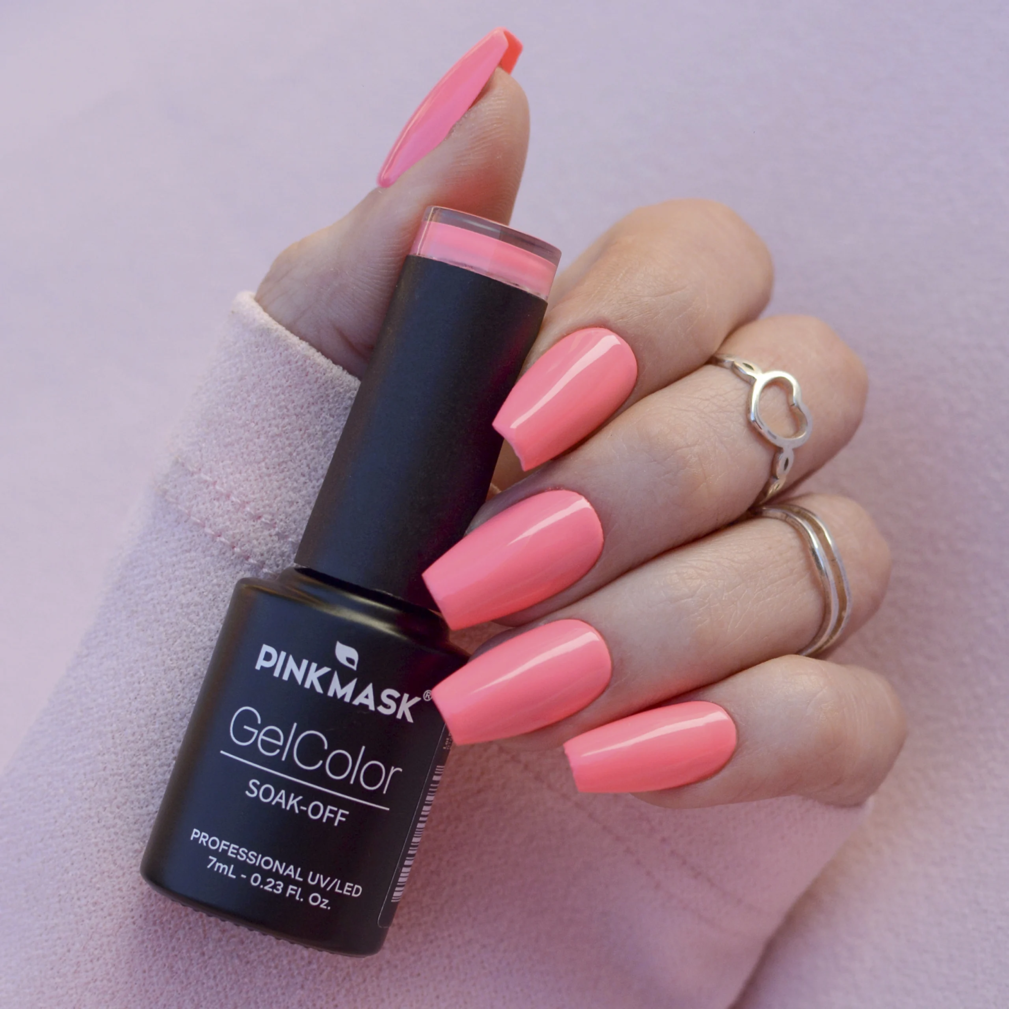 Coral Oasis - Esmalte permanente - Baby gel color - Imagen 2