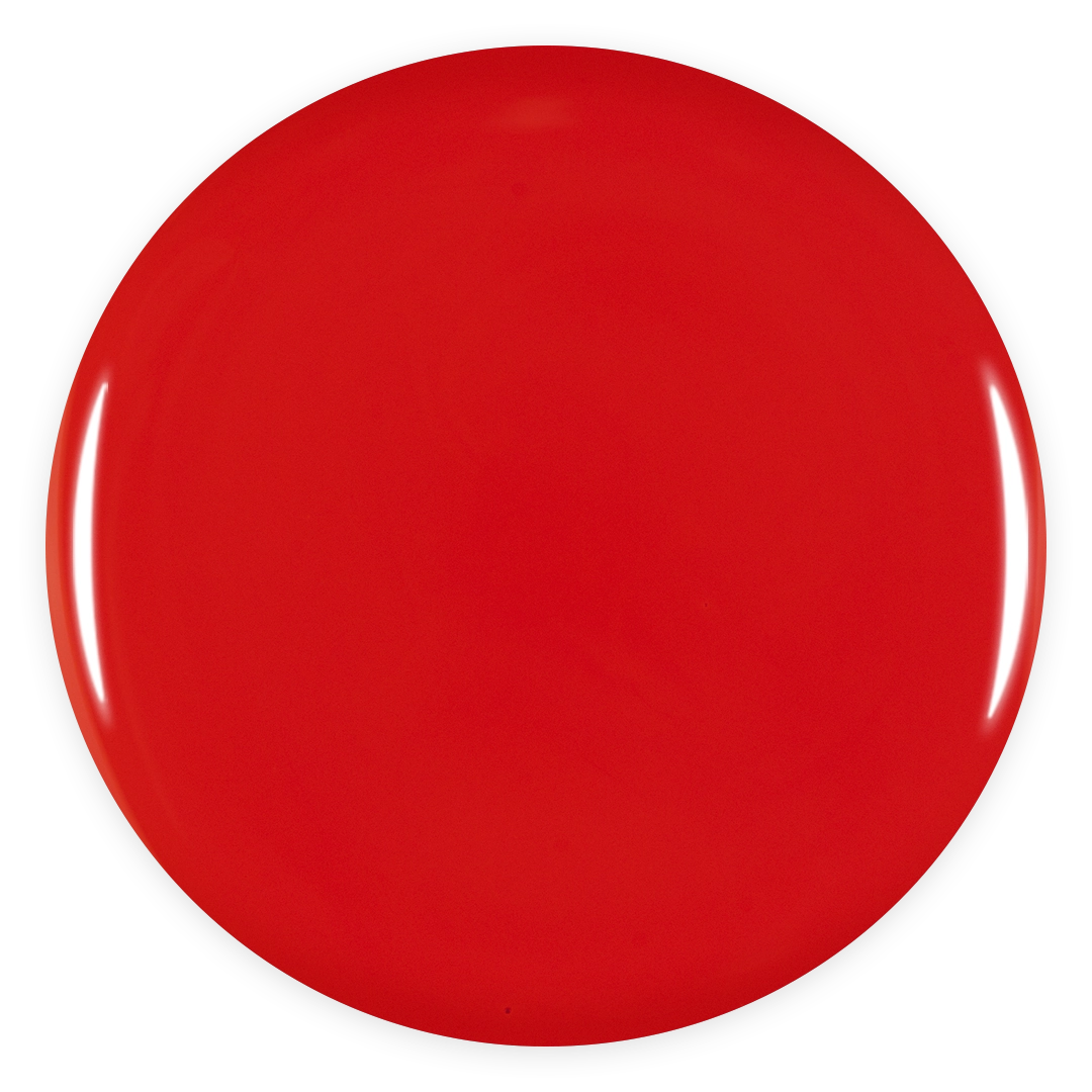 gota gel color esmalte permanente rojo brillante