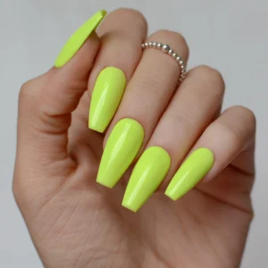 mano gel color esmalte permanente amarillo neon cremoso change the world pink mask