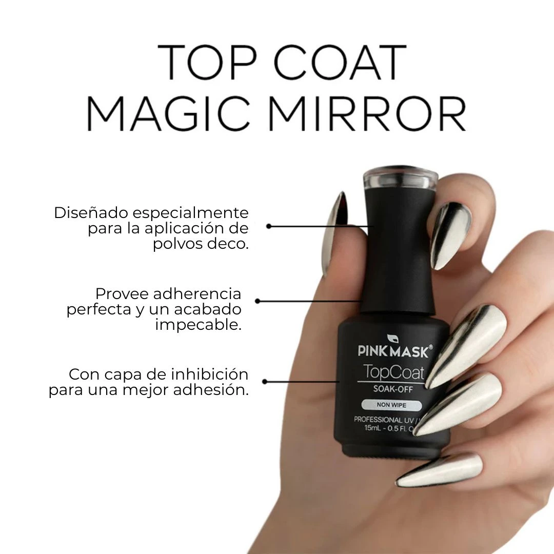 Top Coat Magic Mirror - Efecto Espejo - Imagen 3